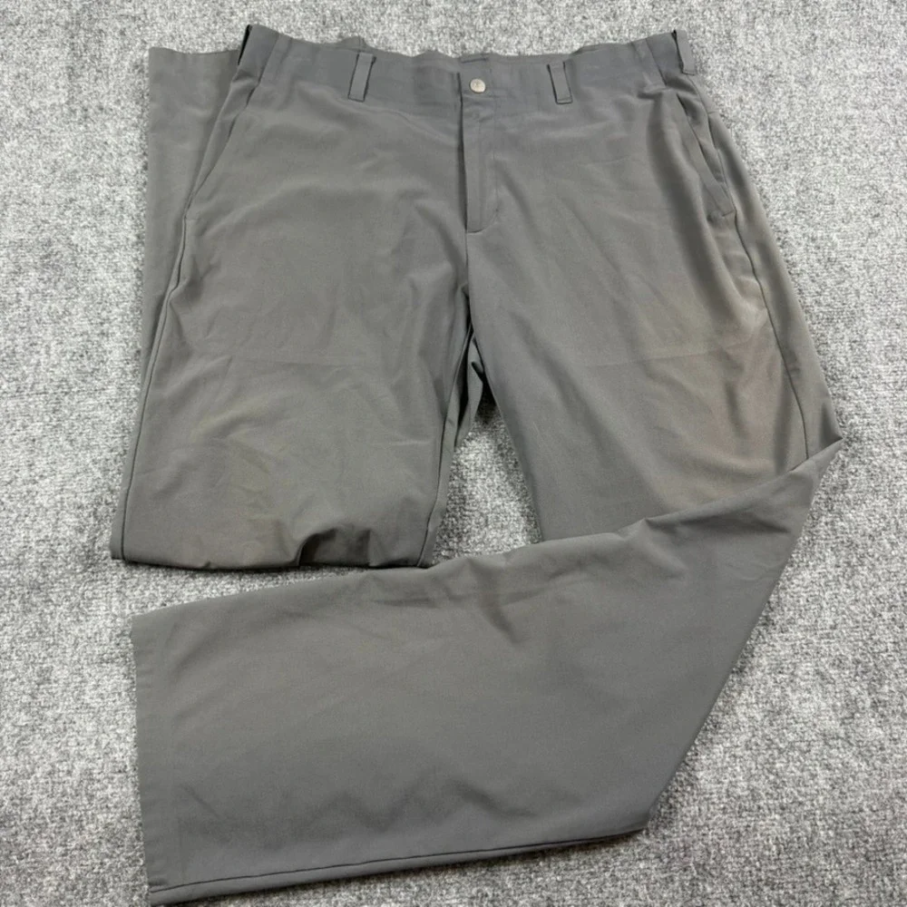 Nike Golf Pants Mens 34x32 Gray Tiger Woods Collection Perforated Stretch Pant